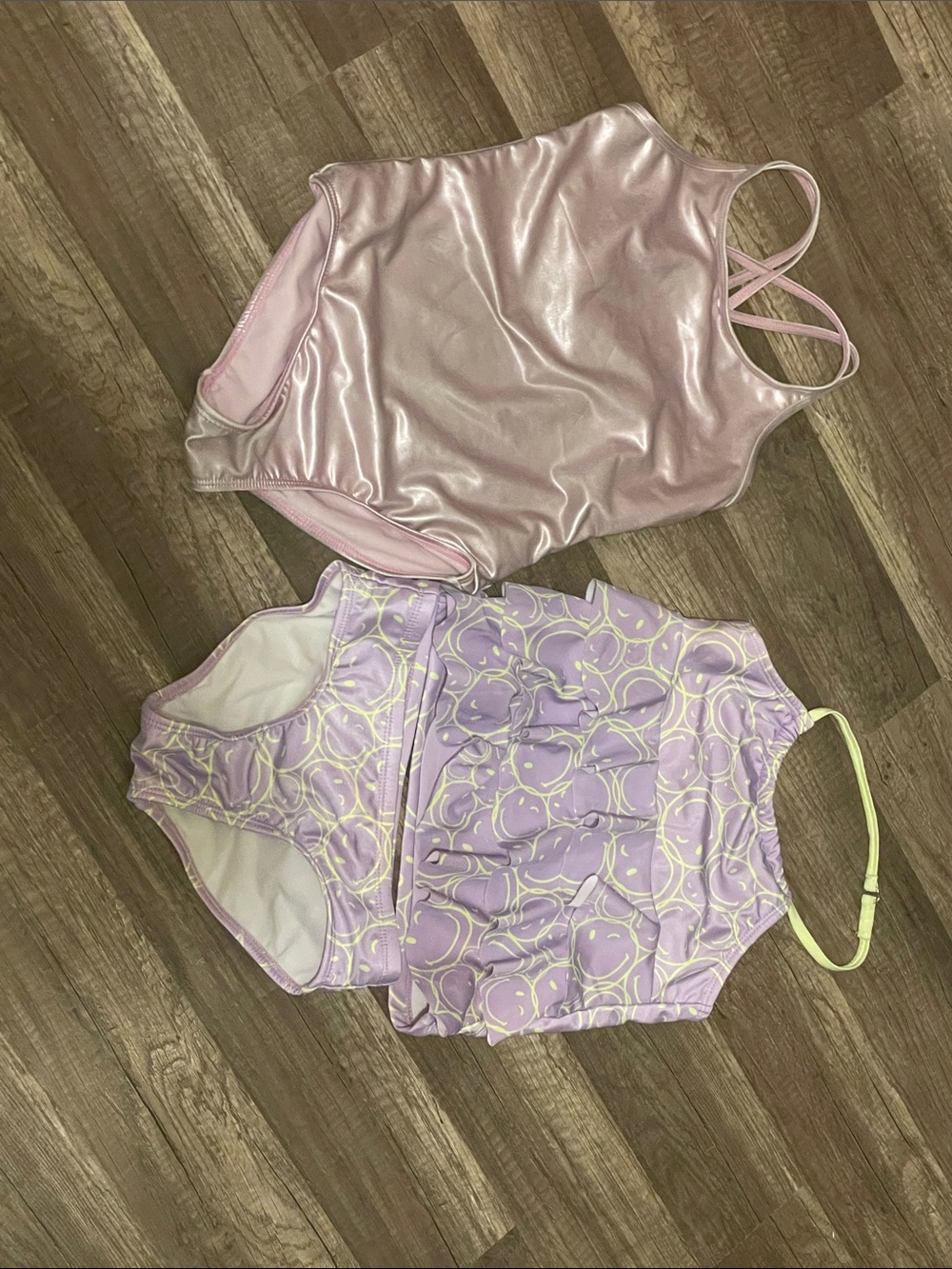 girls 7/8 medium Justice Wonder Nation bathing suits lot